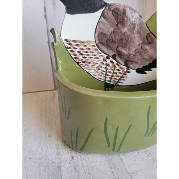Andrea West 1981 vintage duck plant planter home decor - Picture 4 of 15